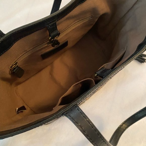 Frye Leather Tote, Melissa Beaded Carryall - Picture 4 of 5